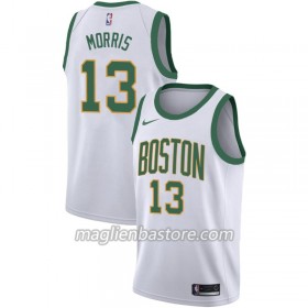 Maglia NBA Boston Celtics Marcus Morris 13 2018-19 Nike City Edition Bianco Swingman - Uomo